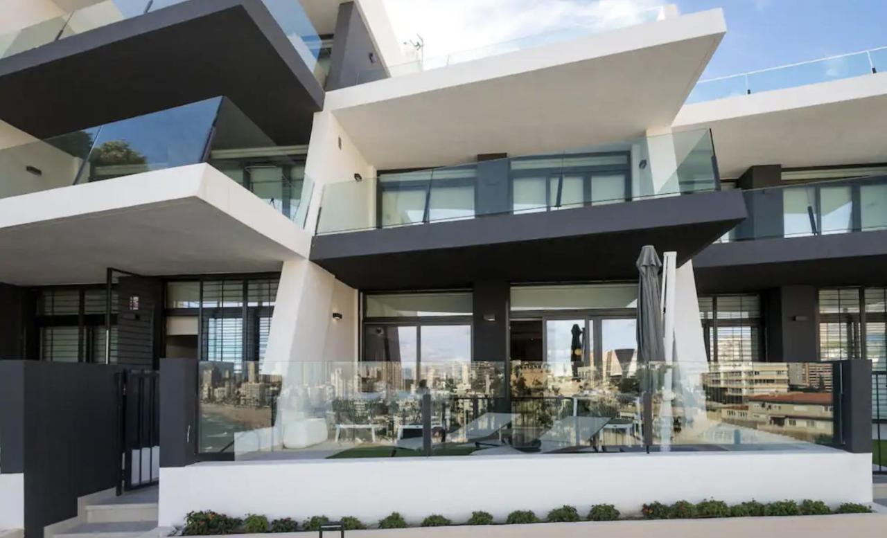 Luxury Apartment With Private Hot Tub By Poniente Beach Benidorm Dış mekan fotoğraf